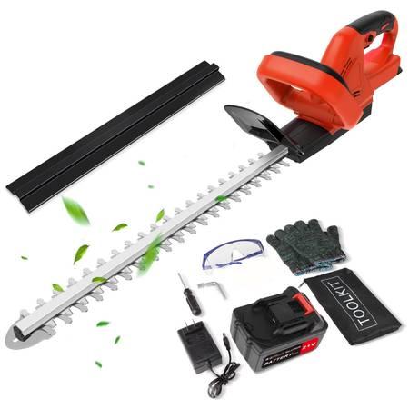 ACEUR 21V Rechargeable Cordless Hedge Trimmer with 22