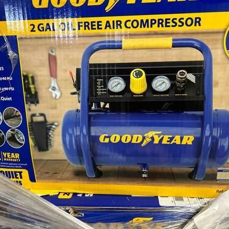 2hp oil free quiet Goodyear air compressor.jpg