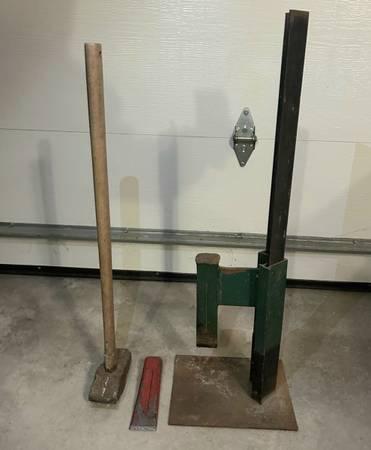 Wood Splitter, Wedge and Sledgehammer.jpg