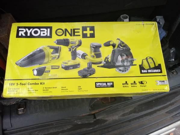 Ryobi ONE+ 5 piece tool kit. NIB.jpg