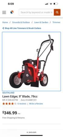 Have one new in box one used SouthLand lawn edger.jpg